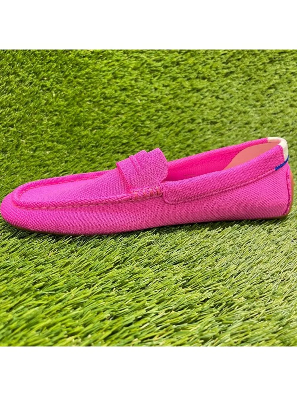 Rothy's The Driver Womens Size 8.5 Pink Casual Walking Slip-On Loafers Shoes